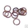 Jump rings copper 7mm, 50pcs