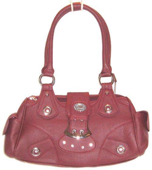SPECIAL ! - Handbag - CHARMING ITALIAN STYLING - "Wine Red - LAST ONE "