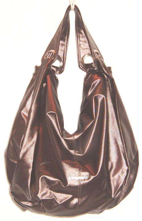 SPECIAL ! - STOCK CLEARANCE - Handbag - VERY TRENDY HOBO - " Colour Metallic Bronze "