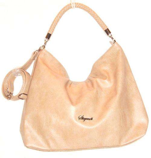 HANDBAG WITH REMOVABLE SHOULDER STRAP - " Beige Colour "