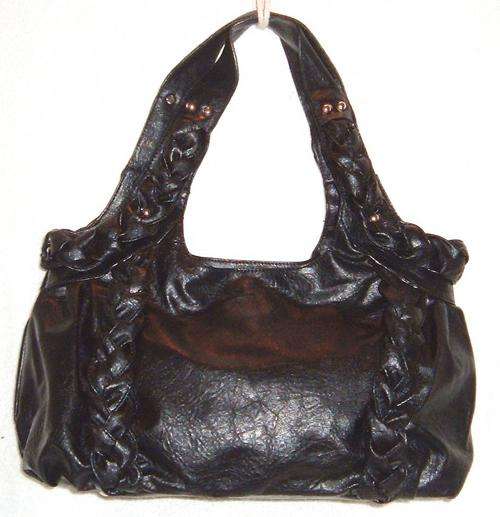 " LAST ONE LEFT " - Handbag  - " LOVELY PLAITED DETAILING " - Black