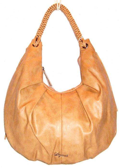 HANDBAG - HOBO WITH LOVELY WOVEN DETAILING ON HANDLE! - Mustard Colour