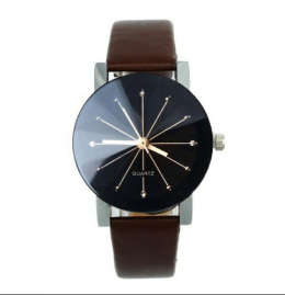 Womens Watch - Quartz Dial Clock Leather Wrist Watch - Stylish & Elegant - 30mm Dial