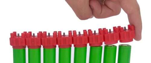 No Spot Welding. Colour Coded Vruzend DIY Solderless 18650 Battery Holders.