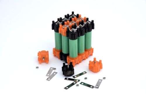 Vruzend V2 DIY Solderless 18650 Battery Holder No Spot Welding. Colour Coded Kit