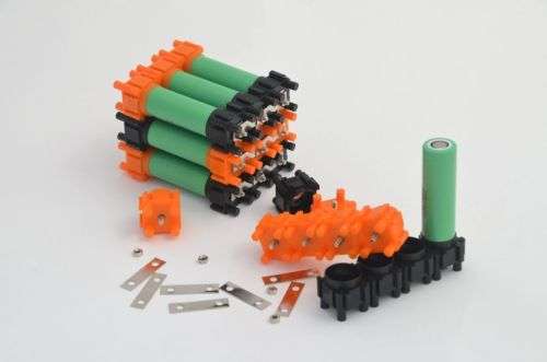 Vruzend V2 DIY Solderless 18650 Battery Holder No Spot Welding. Colour Coded Kit