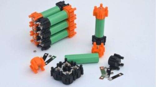 Vruzend V2 DIY Solderless 18650 Battery Holder No Spot Welding. Colour Coded Kit