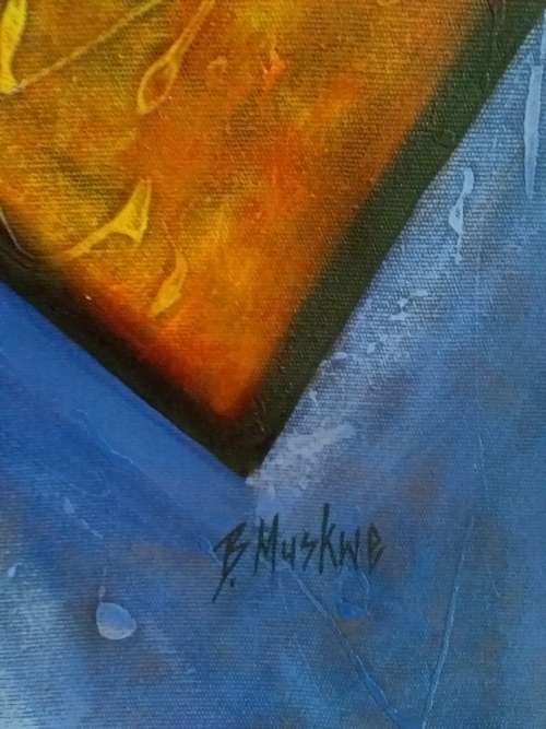 ##Large Oil on Canvas## 79 x 59 cm