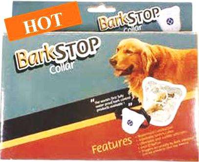 GENTLE STOP BARK COLLAR USES ULTRASONIC SOUND: ENJOY THE SILENCE AGAIN.