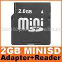 MINI SD CARD WITH ADAPTER 2GB