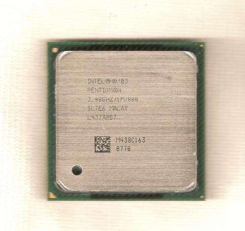 INTEL PENTIUM 4 3.4GHz CPU, Socket 478