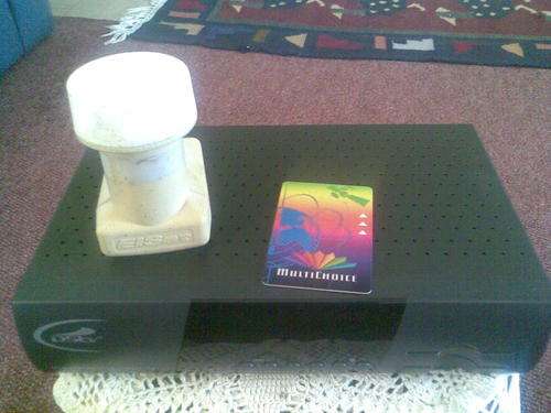 STANDARD DSTV DECODER PLUS LNB AND SMARTCARD