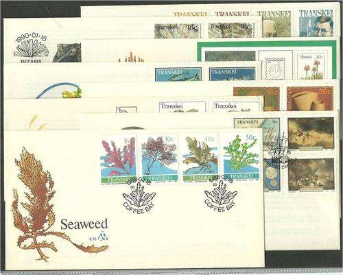 Transkei  8 better FDCs
