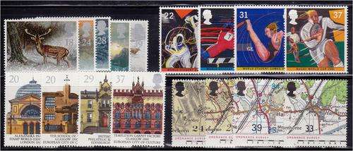 GB QE II  4 lovely  MNH sets