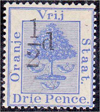 OFS  1/2d O/Print on 3d blue  SACC 43  Type f  MM