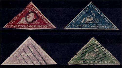 COGH  nice set of  triangular forgeries  good used