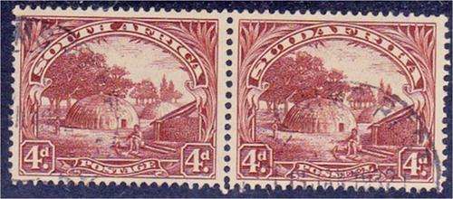 Union  4d  London Prtg  SACC 35c  very fine used pair