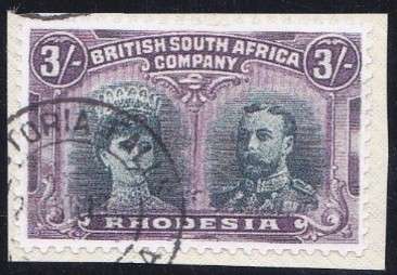BSAC  Crude  forgery of 3/- Double Head  SACC 158 on piece