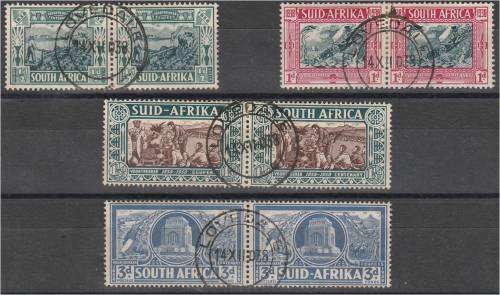 Union  Voortrekker Cent. set SACC 75-78  superb used