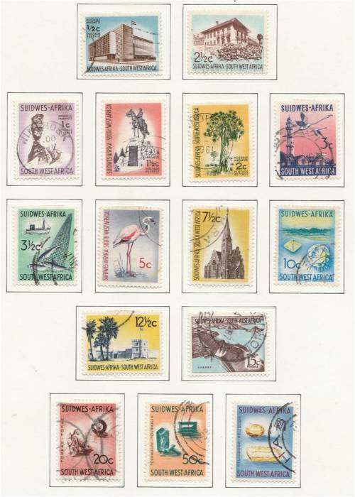 SWA 1st decimal defn set SACC 199-213  fine used