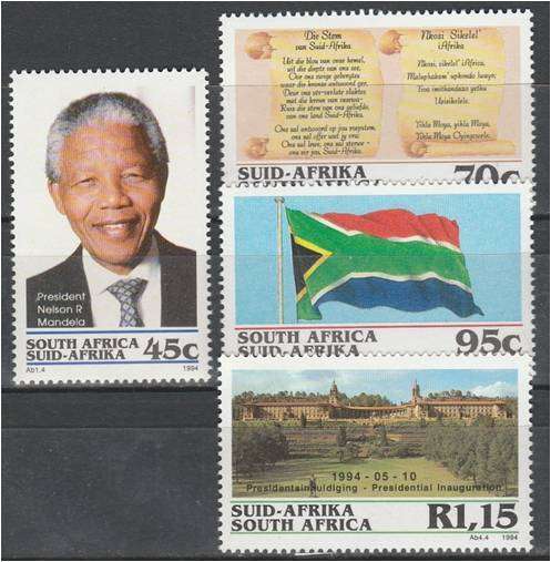 RSA  Mandela special issue + defn set   MNH
