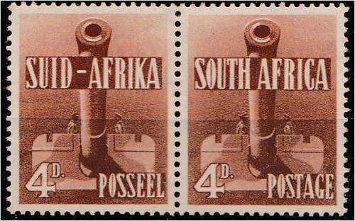 Union 4d  red brown Large wars pair SACC 91a  MM