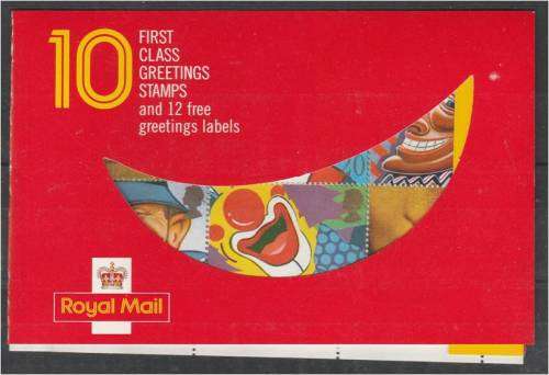 GB QE II  Greetings Stamps Booklet  SG  KX 1  unused