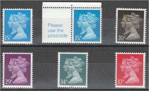GB QE II  150th Anniv of 1d Black set SG 1467-1474 (Incl 1468)  MNH