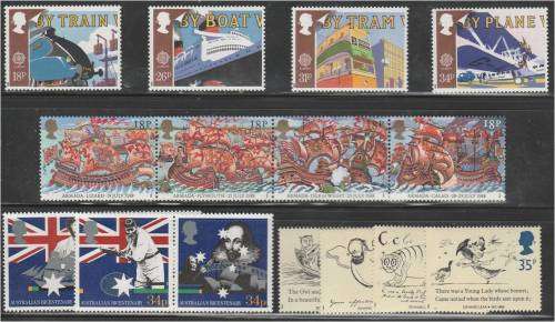 GB QE II  4 earlier commemorative sets  MNH