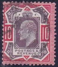 GB KE VII  10d  Jubilee issue  SG 254  fine used