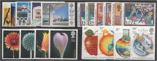 GB QE II  4  earlier commemorative sets  MNH