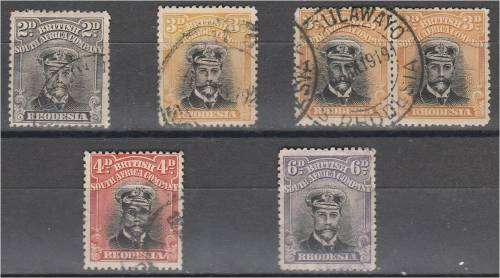 BSAC Group of 6 Admirals  fine used see description