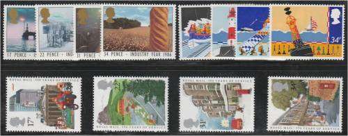 GB QE II  3  earlier commemorative sets  MNH