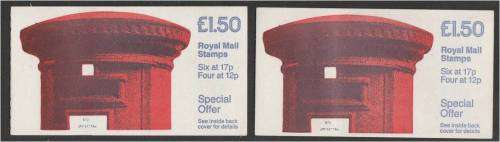 GB QE II  2  booklets  SG  FP1  A & B  unused