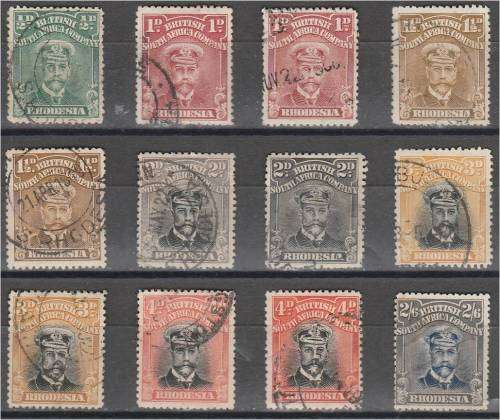 BSAC KG V group of 12 different Admirals  fine used