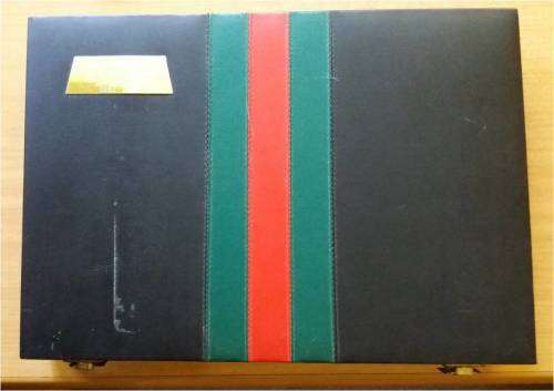 Mah-Jong set in smart leather case