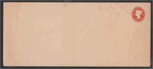 GB QV  1/2d Postal Stationery Envelope  unused