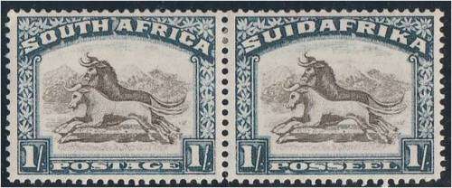 Union 1/- Roto pair  SACC 49  MM