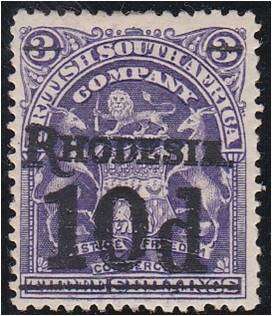 BSAC  10d O/Prt on 3/- arms SACC 117 heavy MM