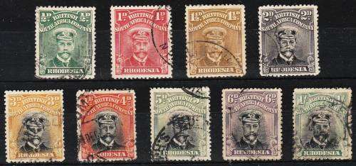 BSAC  KG V Nine Admirals unchecked fine used