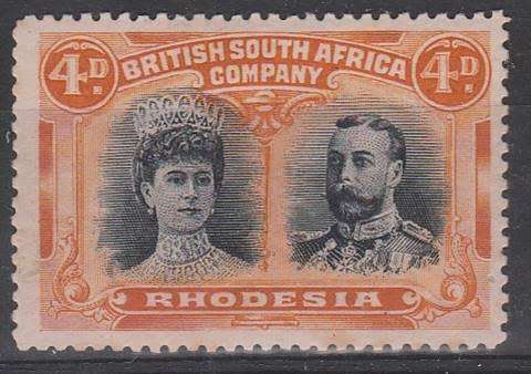 BSAC KG V  4d black & Orange double head SACC 140 LMM