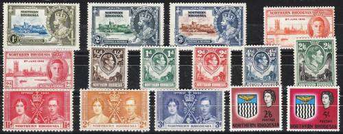 N Rhodesia Clearance of 15 mint odds mainly LMM