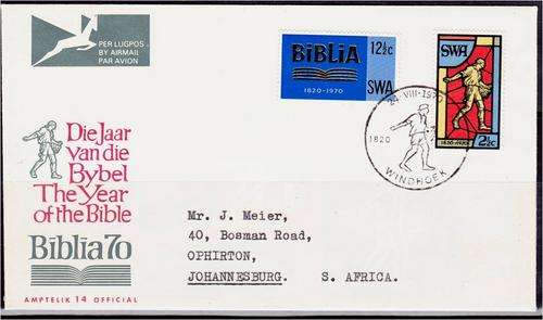 SWA Biblia first day cover