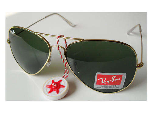 RAY BAN RB3025 Aviator Light Green Mirror Gold Frame SUNGLASSES 58MM (free shipping)