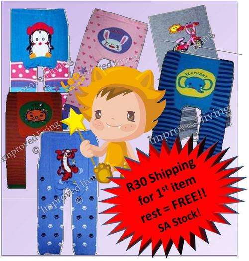 Cute Cartoon Baby & Toddler pants / legging SIZES up to 3 year old***8 Designs **