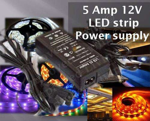 5A LED strip Power supply. FREE SHIPPING OPTION