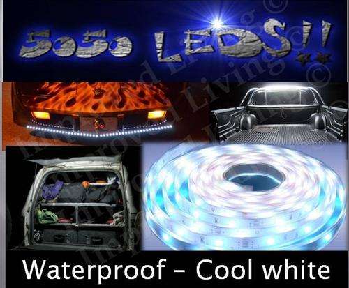 5050 Cool White 5meter*** Marine grade Waterproof *** 150 LED strip - FREE SHIPPING OPTION
