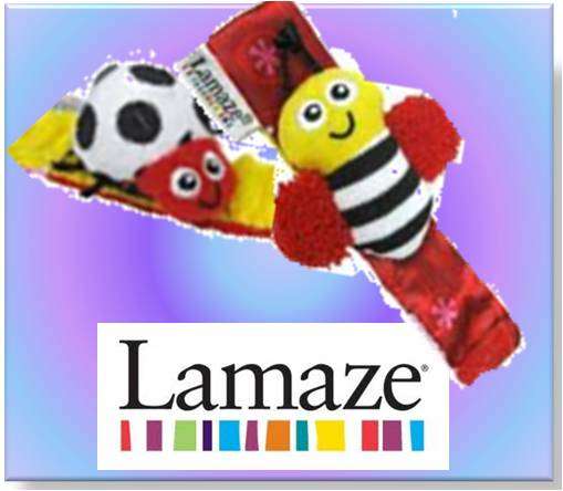 LAMAZE developmental baby Cute Gardenbug Wrist Rattle - FREE SHIPPING OPTION!!!!!
