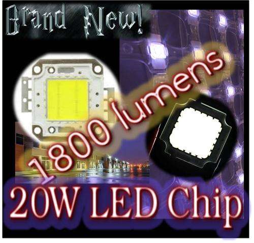 Be Creative - Design your own light with  REAL 20W LED floodlight chip -save the world!!