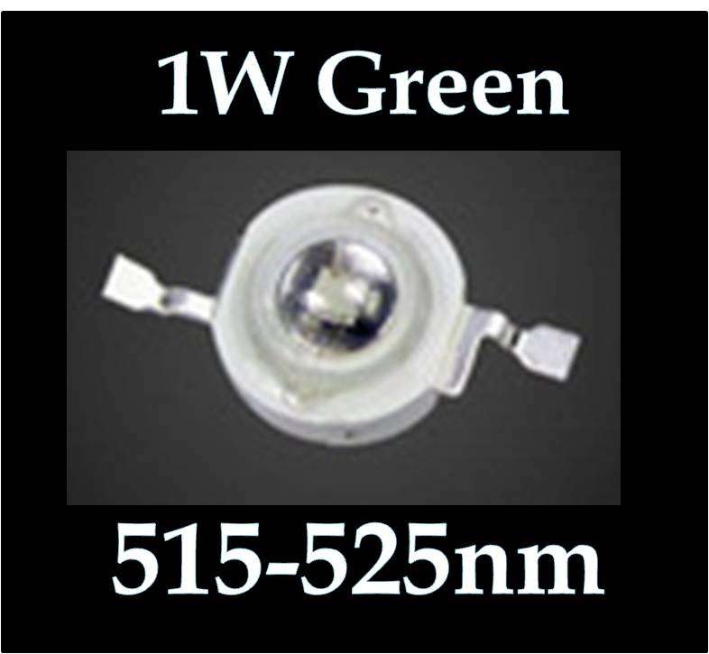 ECONO RANGE 1W Green - 515-525nm LED chip